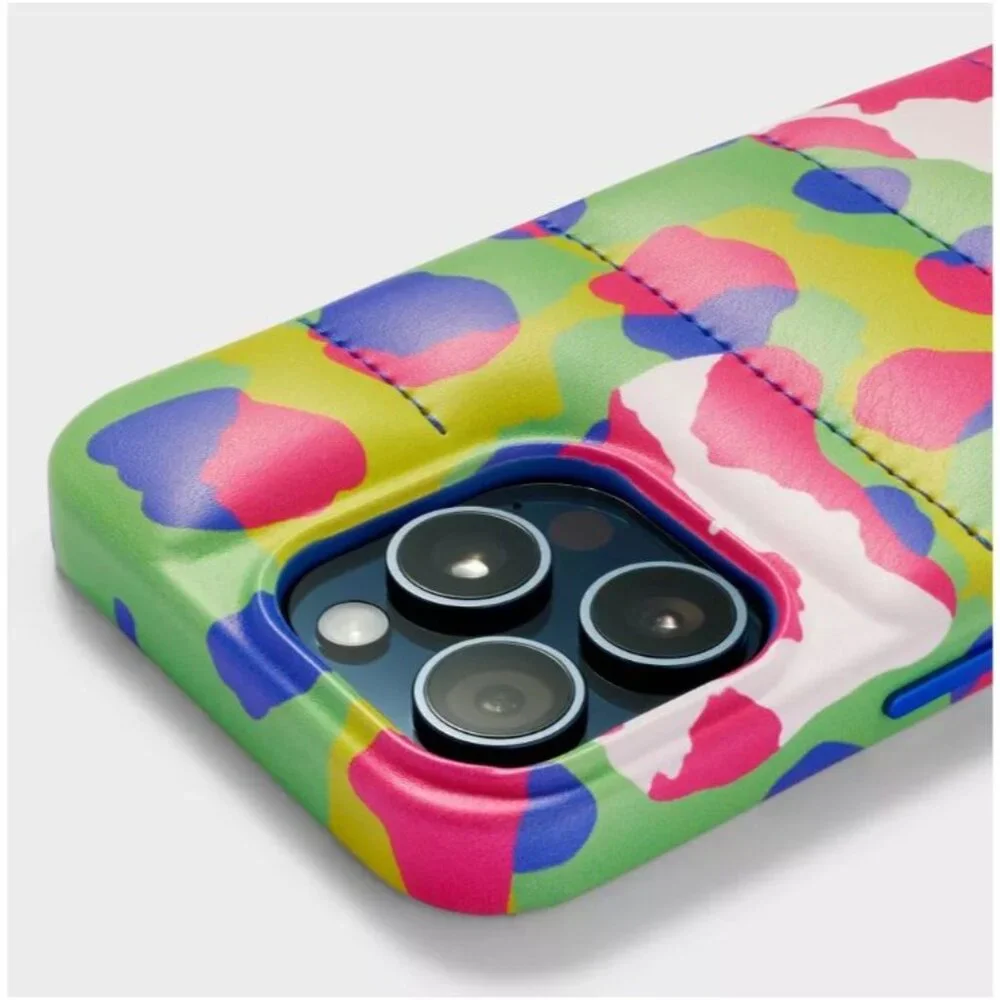 Heyday iPhone 15 Pro Max Puffer Case Quilted Protection with Fun Designs